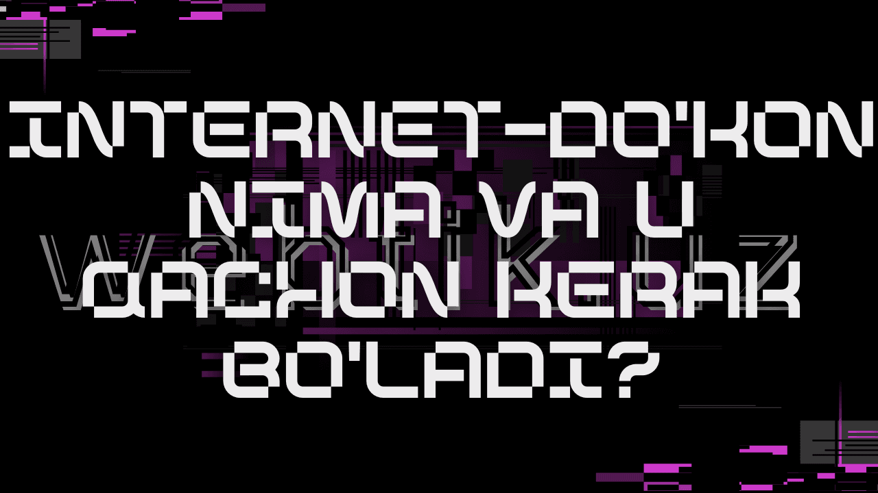 Internet-do'kon nima va u qachon kerak bo'ladi?